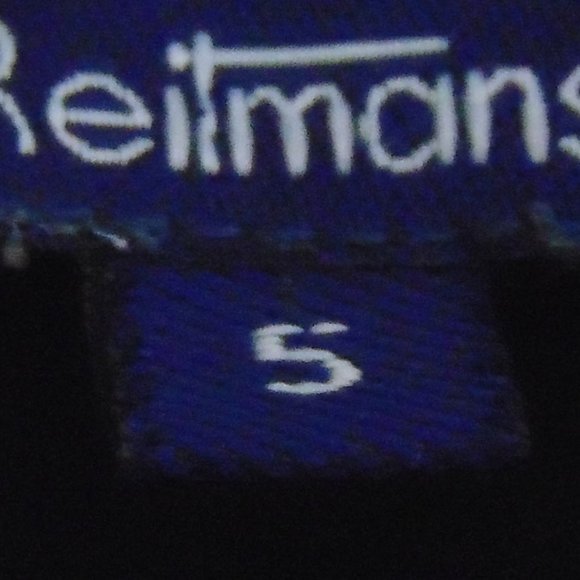 Reitmans Black with Gray Flowers Dress - Size 5 - Picture 3 of 3